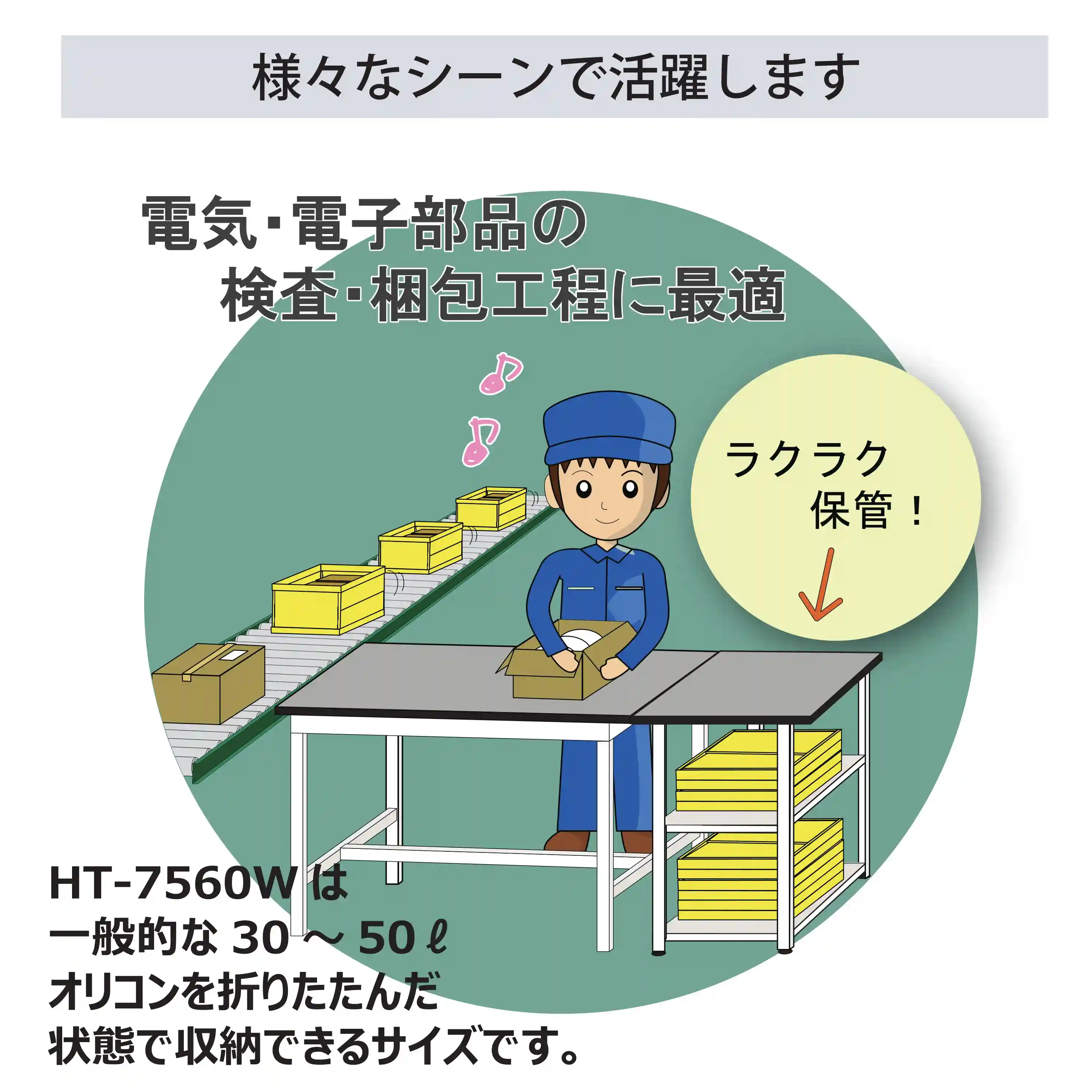 天板付き150ワゴン固定式 RoHS2指令対応塩ビシート天板仕様 H738㎜